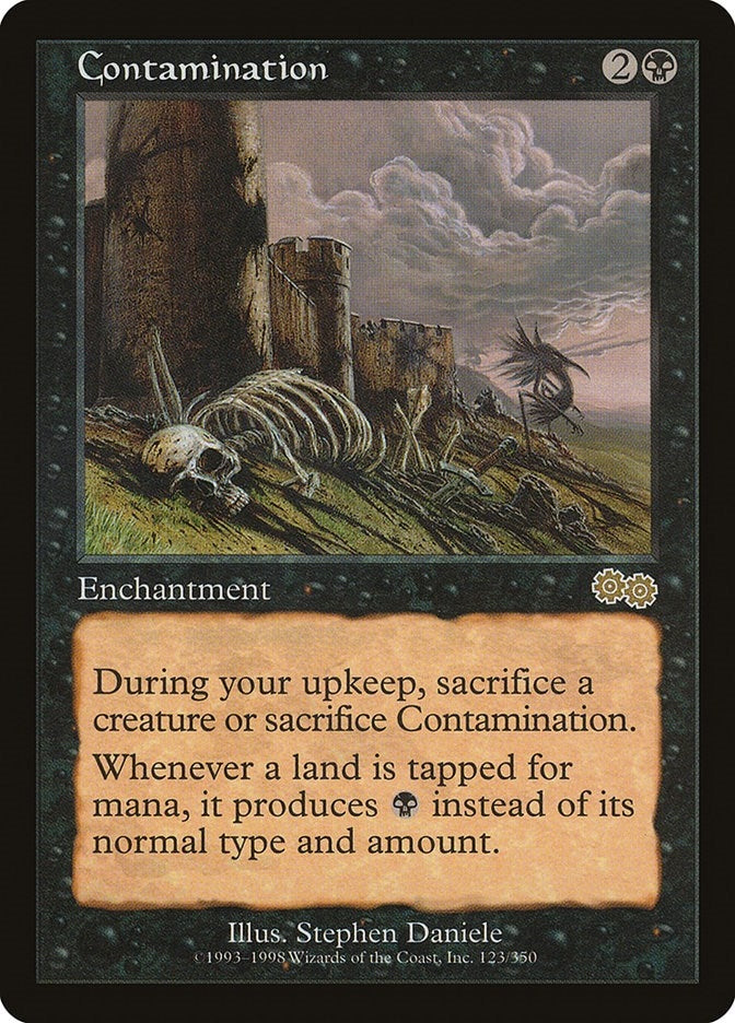 Image for Contamination (123) [Urza's Saga] - Magic: The Gathering