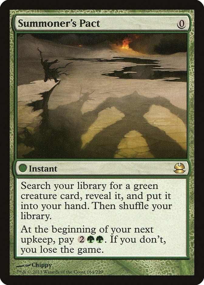 Image for Summoner's Pact (164) [Modern Masters] - Magic: The Gathering