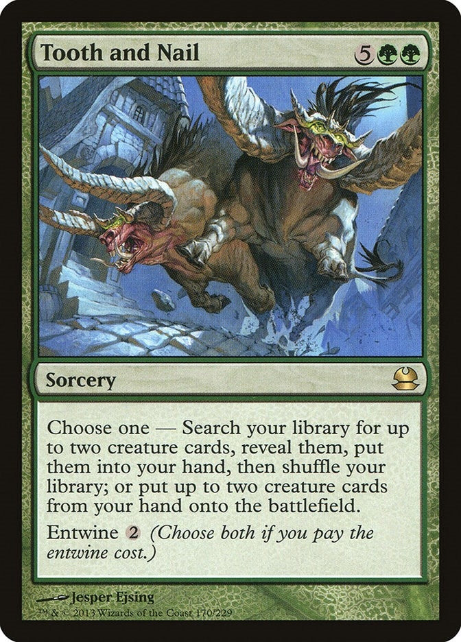 Image for Tooth and Nail (170) [Modern Masters] - Magic: The Gathering