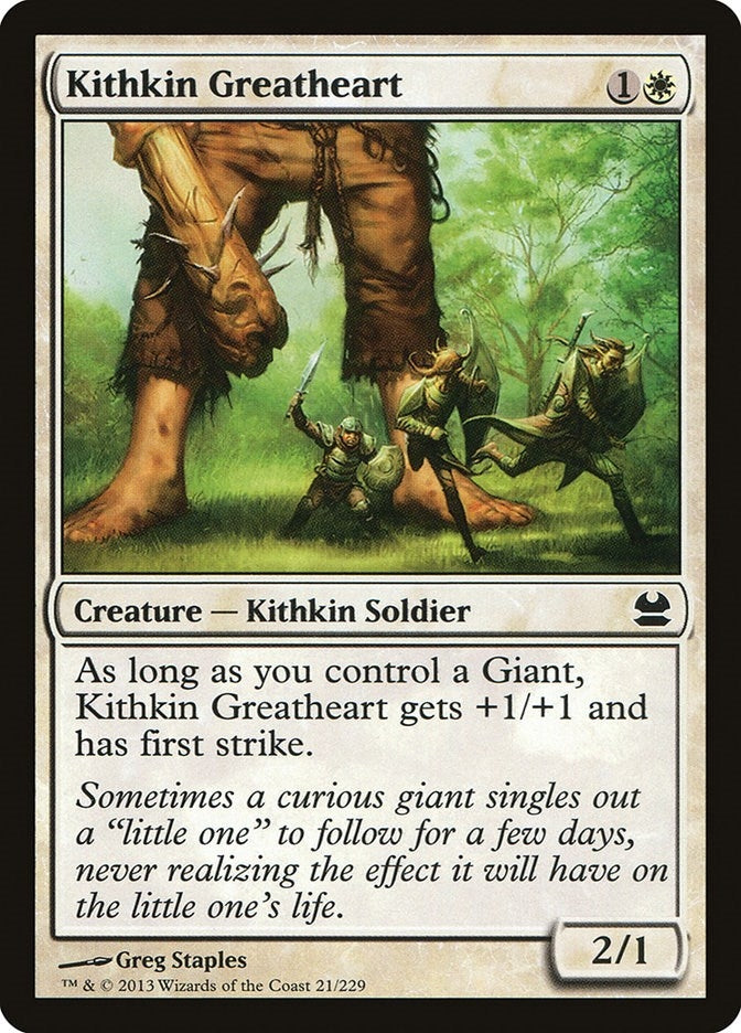 Image for Kithkin Greatheart (21) [Modern Masters] - Magic: The Gathering