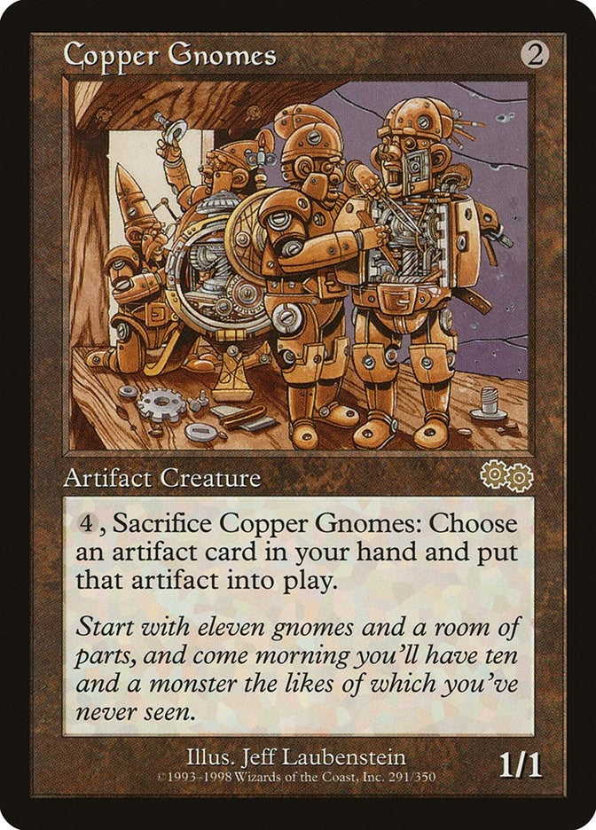 Image for Copper Gnomes (291) [Urza's Saga] - Magic: The Gathering