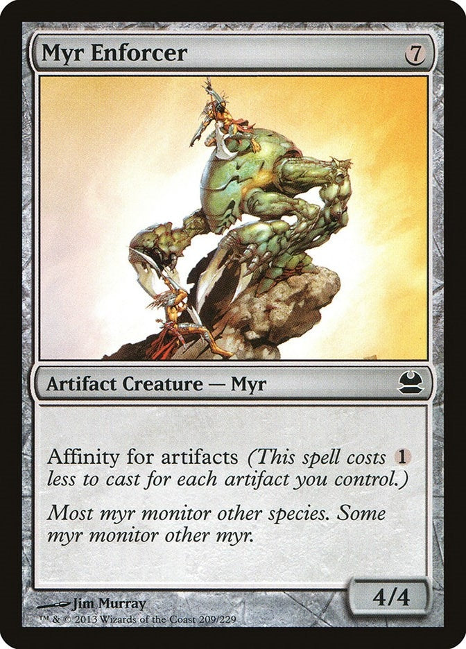 Image for Myr Enforcer (209) [Modern Masters] - Magic: The Gathering