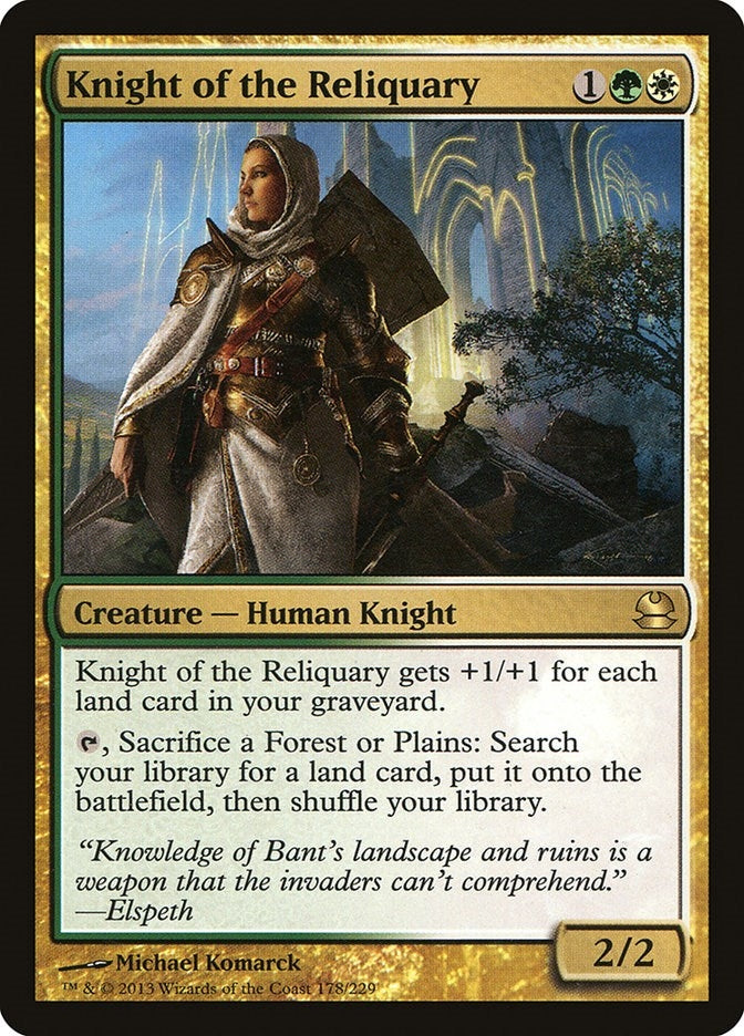 Image for Knight of the Reliquary (178) [Modern Masters] - Magic: The Gathering
