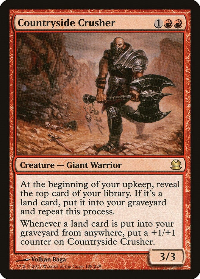Image for Countryside Crusher (108) [Modern Masters] - Magic: The Gathering
