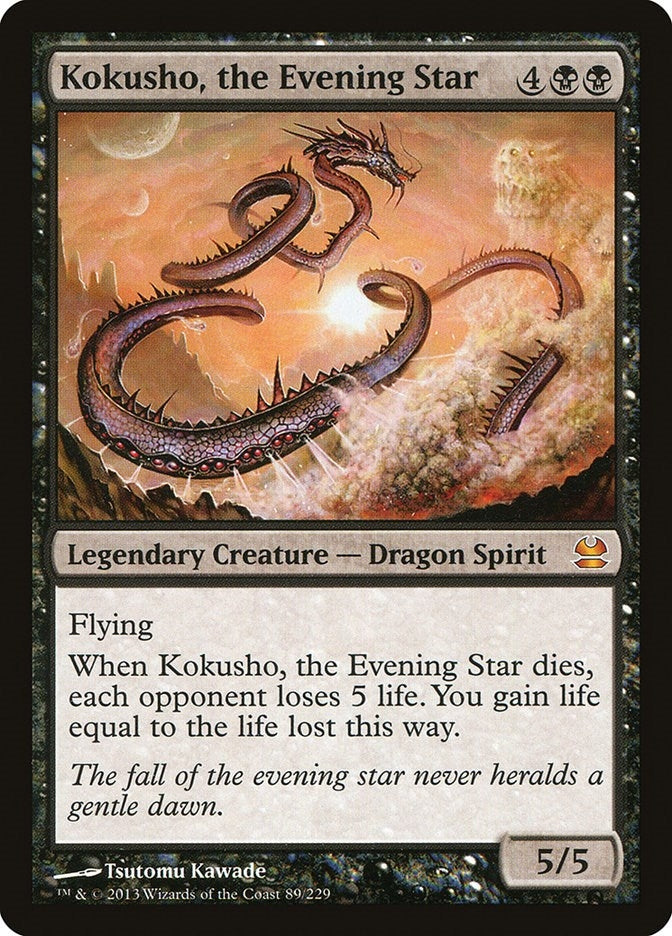 Image for Kokusho, the Evening Star (89) [Modern Masters] - Magic: The Gathering