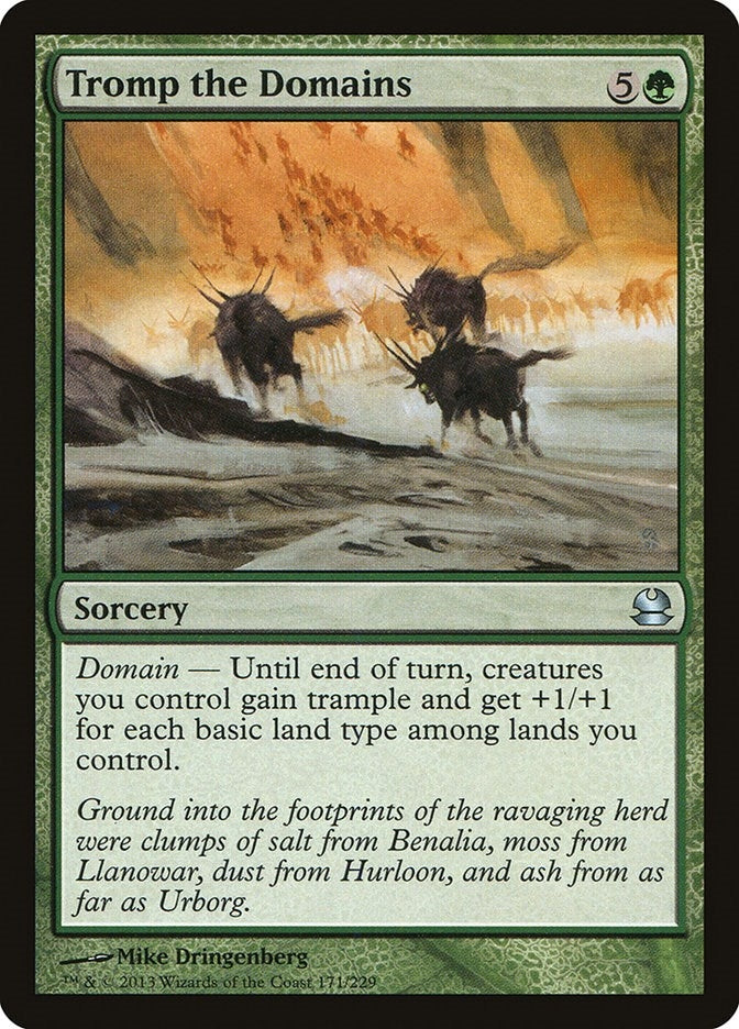 Image for Tromp the Domains (171) [Modern Masters] - Magic: The Gathering