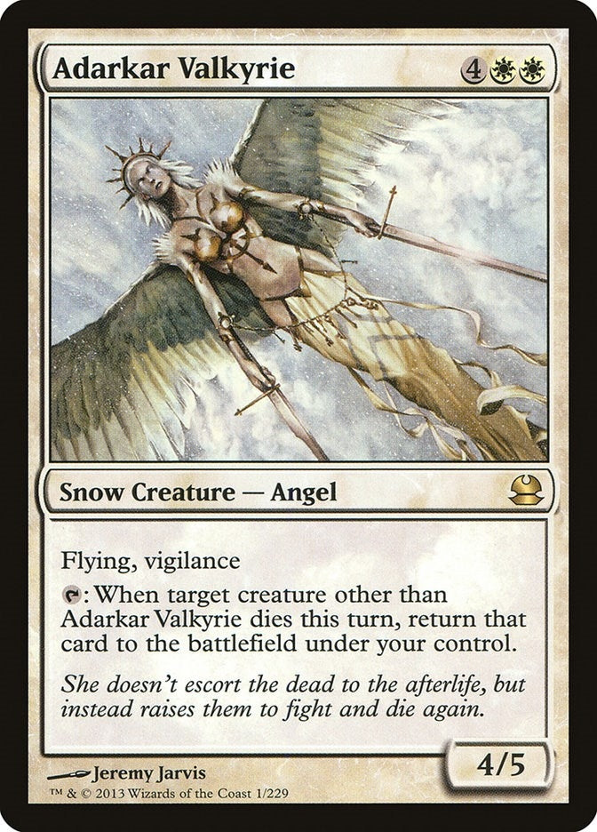 Image for Adarkar Valkyrie (1) [Modern Masters] - Magic: The Gathering