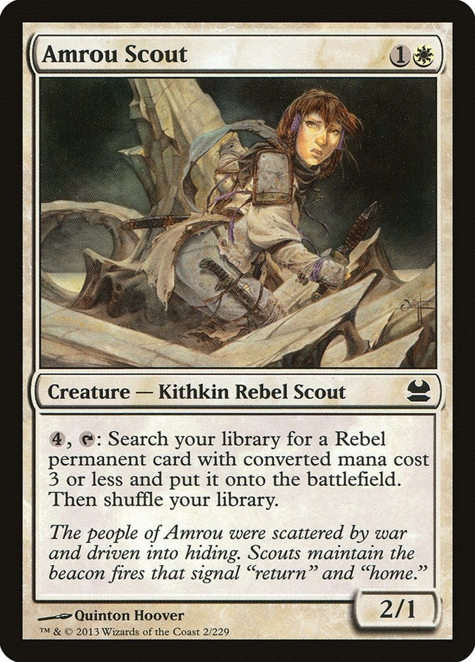 Image for Amrou Scout (2) [Modern Masters] - Magic: The Gathering