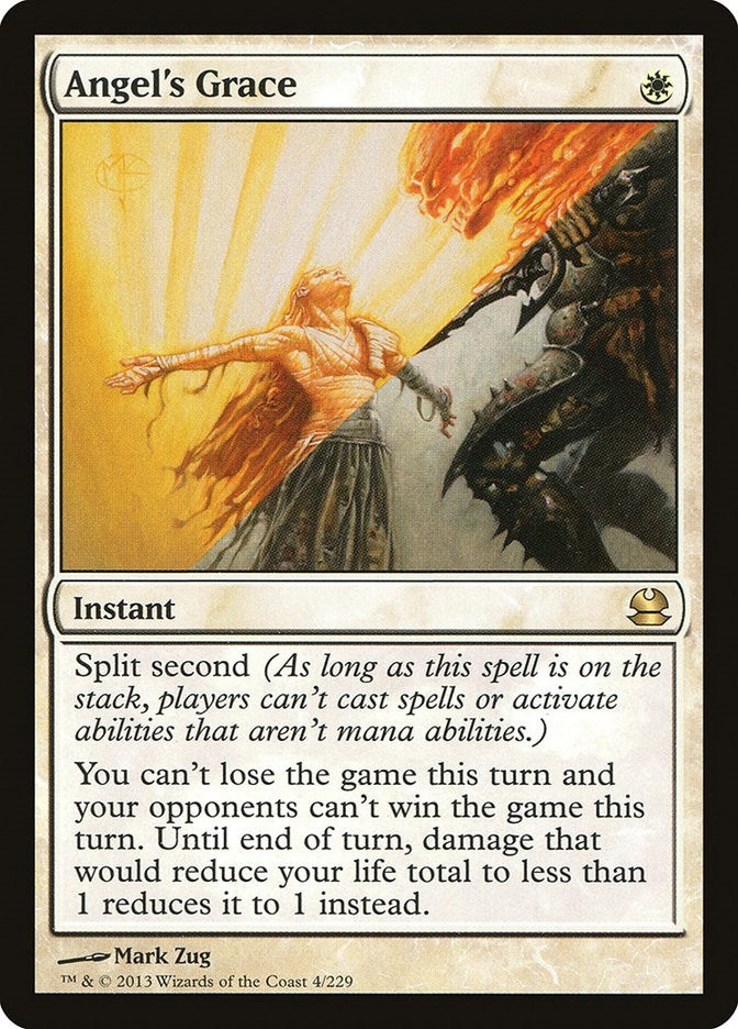 Image for Angel's Grace (4) [Modern Masters] - Magic: The Gathering