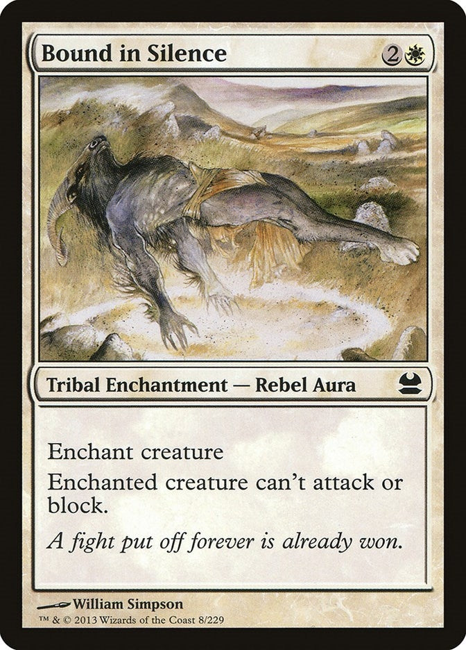 Image for Bound in Silence (8) [Modern Masters] - Magic: The Gathering