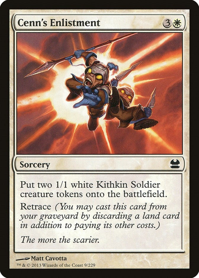 Image for Cenn's Enlistment (9) [Modern Masters] - Magic: The Gathering