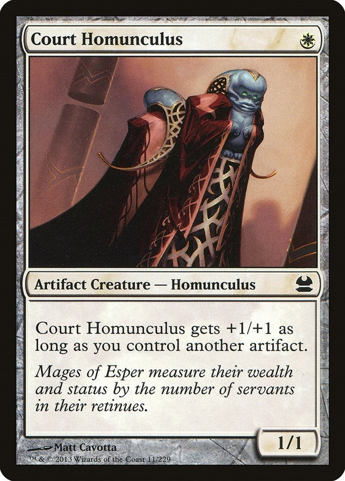 Image for Court Homunculus (11) [Modern Masters] - Magic: The Gathering