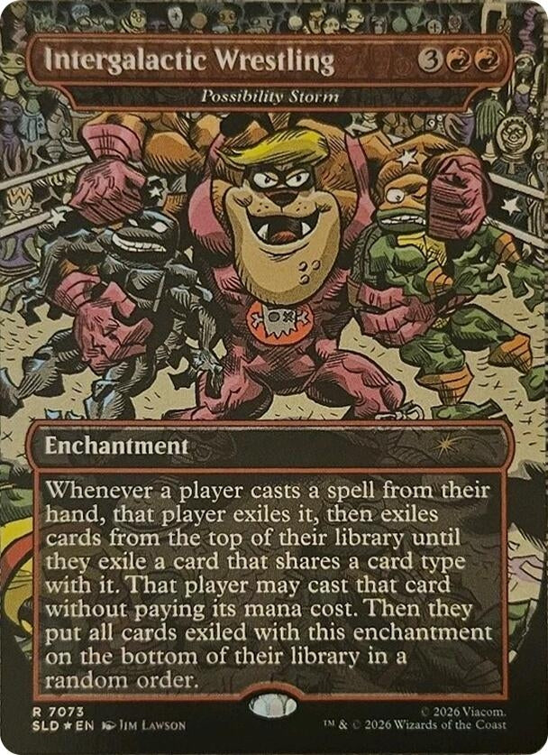 Image for Intergalactic Wrestling - Possibility Storm (7073) [Secret Lair Drop Series] - Magic: The Gathering