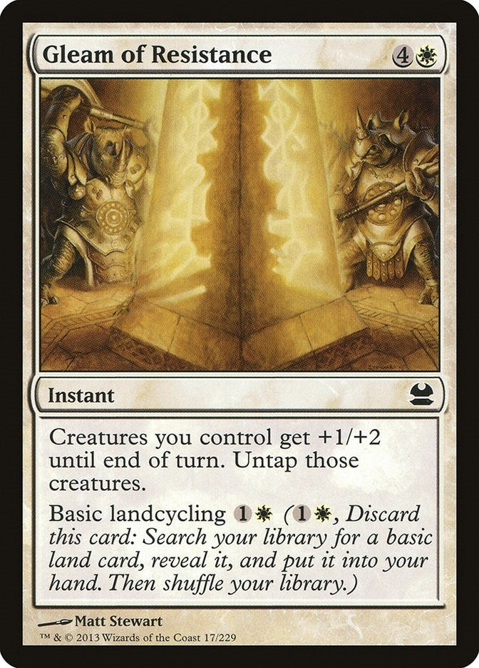 Image for Gleam of Resistance (17) [Modern Masters] - Magic: The Gathering