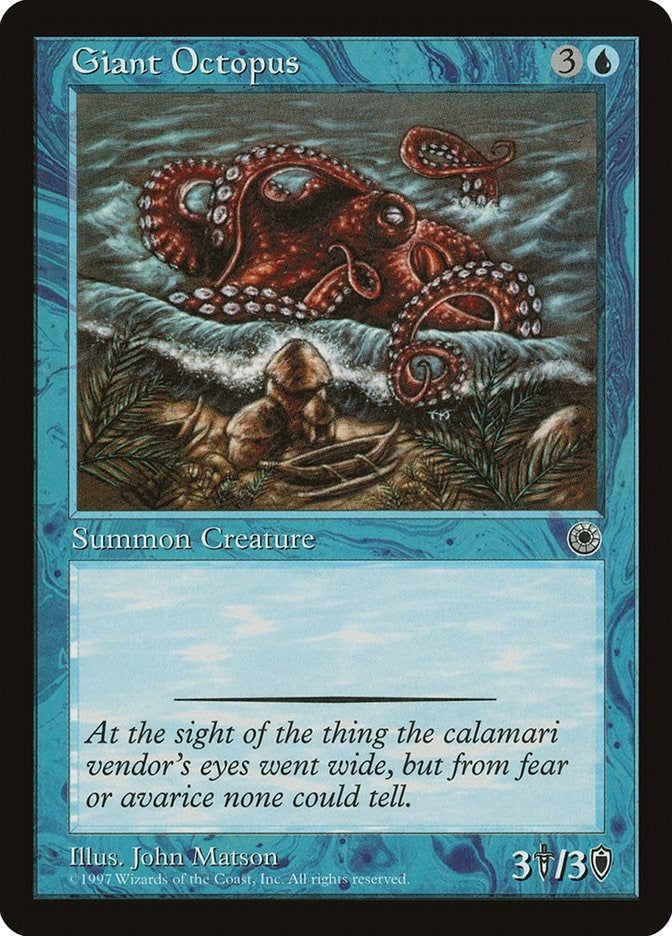 Image for Giant Octopus [Portal] - Magic: The Gathering