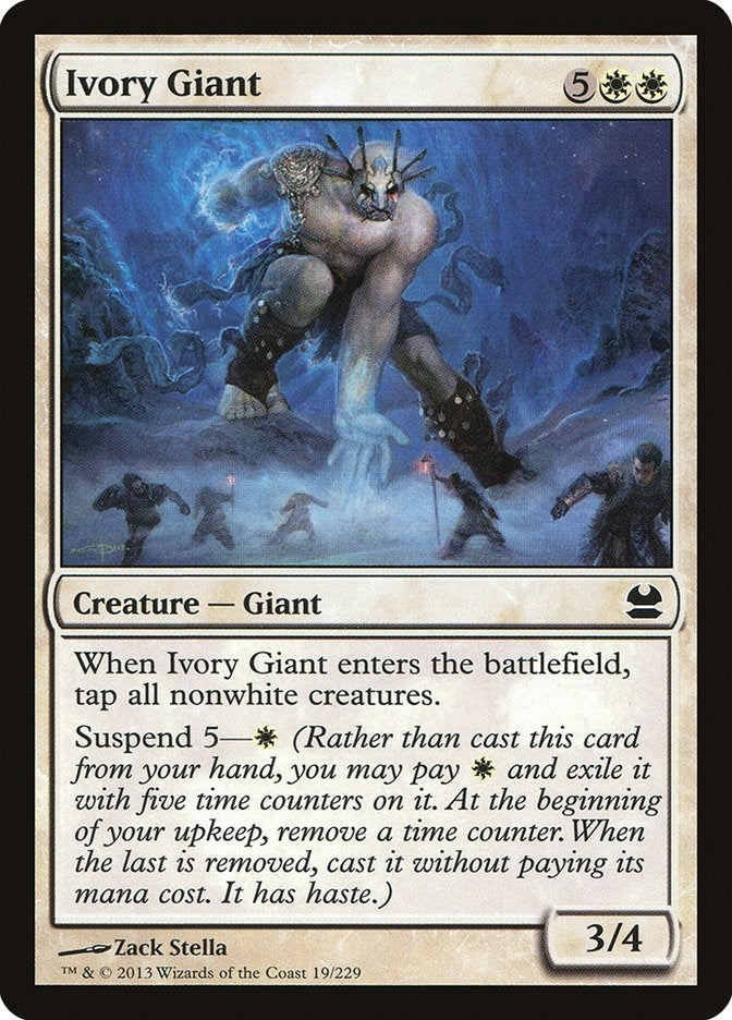 Image for Ivory Giant (19) [Modern Masters] - Magic: The Gathering