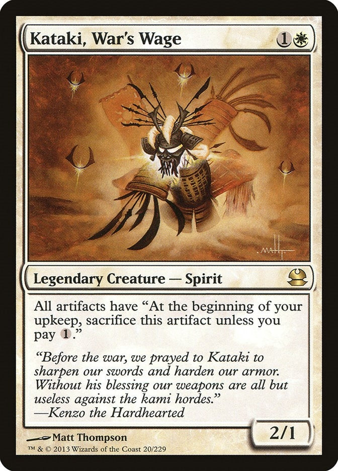 Image for Kataki, War's Wage (20) [Modern Masters] - Magic: The Gathering