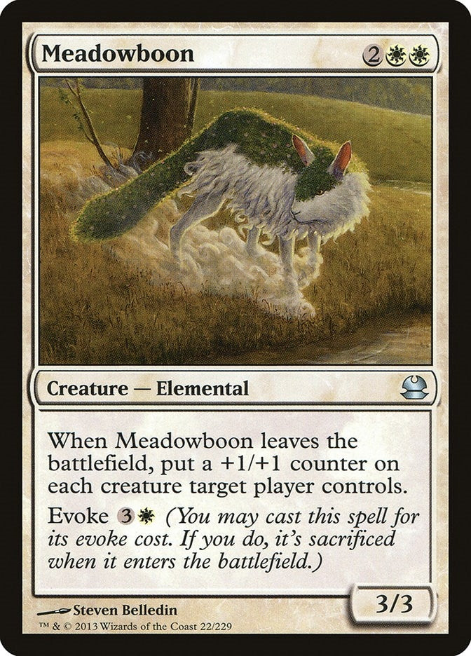 Image for Meadowboon (22) [Modern Masters] - Magic: The Gathering