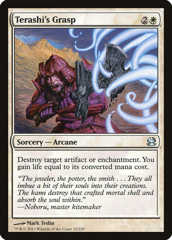 Image for Terashi's Grasp (32) [Modern Masters] - Magic: The Gathering