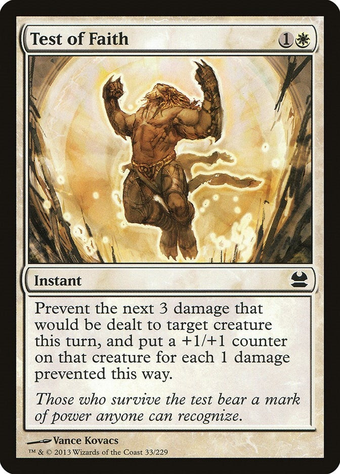 Image for Test of Faith (33) [Modern Masters] - Magic: The Gathering