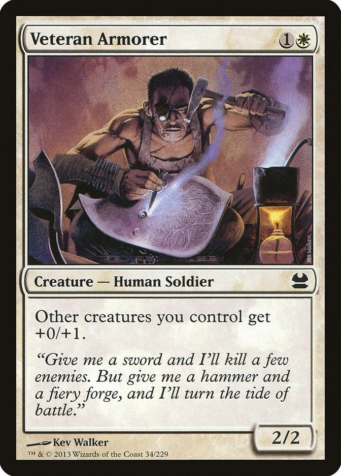 Image for Veteran Armorer (34) [Modern Masters] - Magic: The Gathering