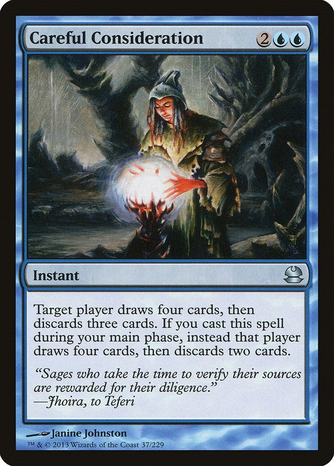 Image for Careful Consideration (37) [Modern Masters] - Magic: The Gathering