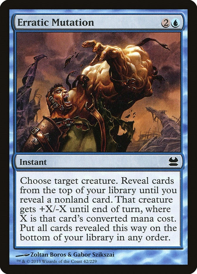 Image for Erratic Mutation (42) [Modern Masters] - Magic: The Gathering