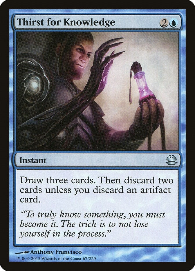 Image for Thirst for Knowledge (67) [Modern Masters] - Magic: The Gathering