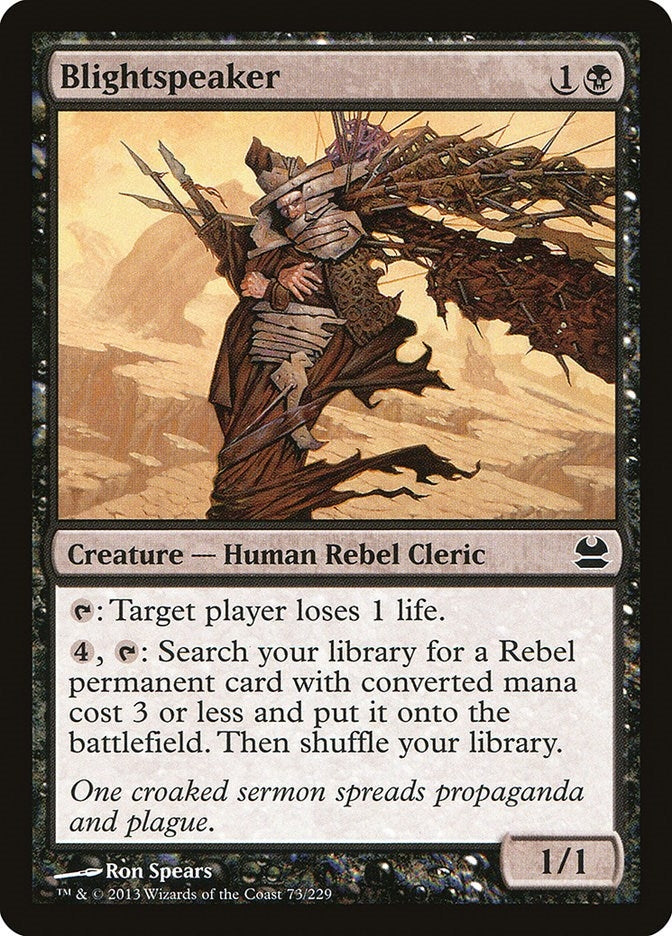Image for Blightspeaker (73) [Modern Masters] - Magic: The Gathering