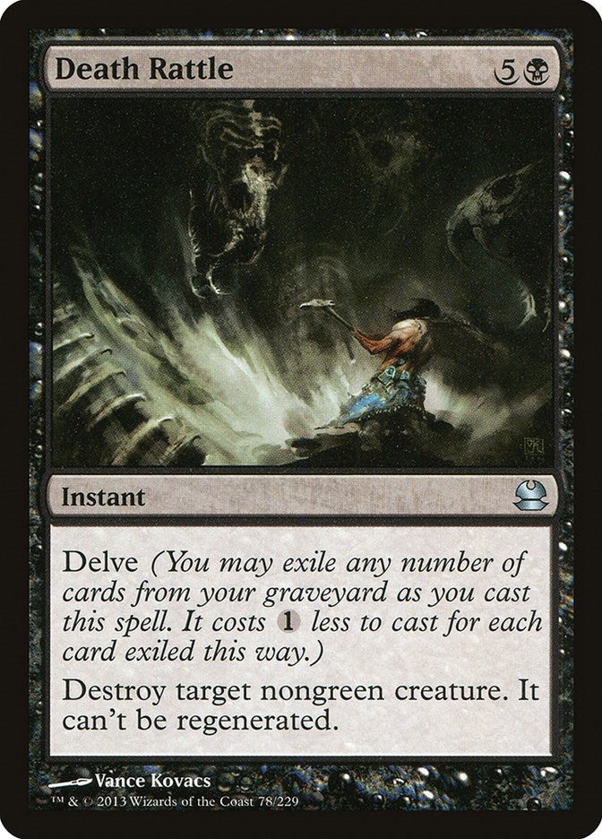 Image for Death Rattle (78) [Modern Masters] - Magic: The Gathering