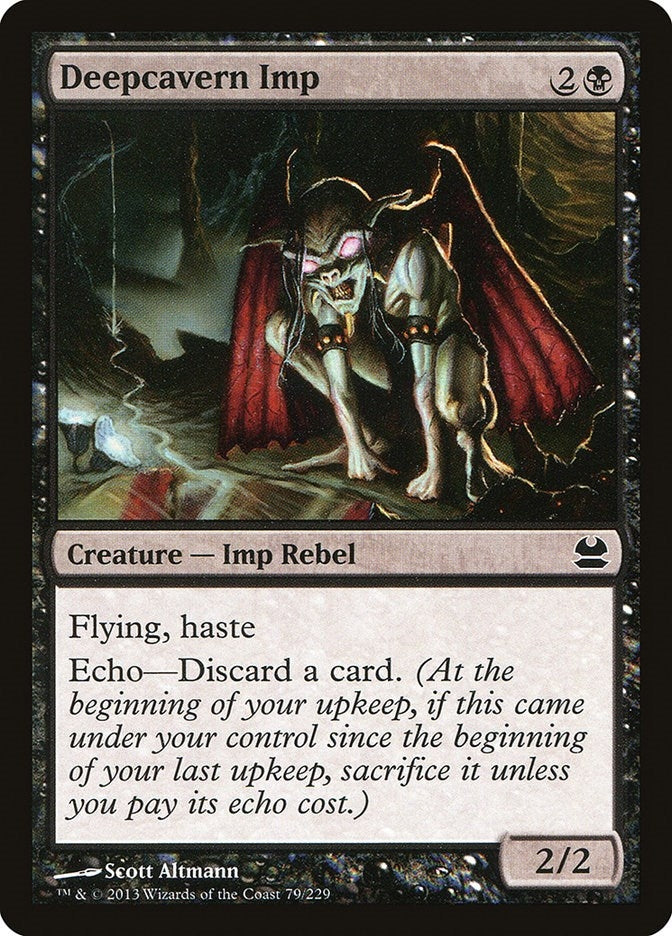 Image for Deepcavern Imp (79) [Modern Masters] - Magic: The Gathering