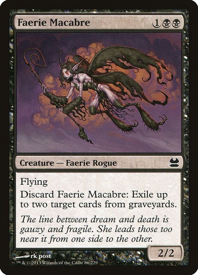 Image for Faerie Macabre (86) [Modern Masters] - Magic: The Gathering