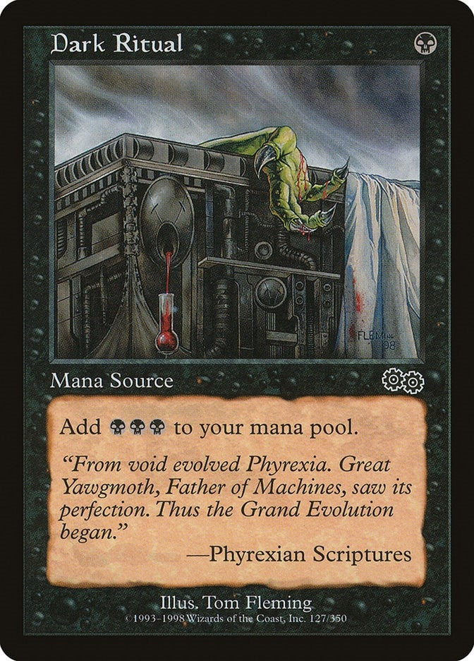 Image for Dark Ritual (127) [Urza's Saga] - Magic: The Gathering