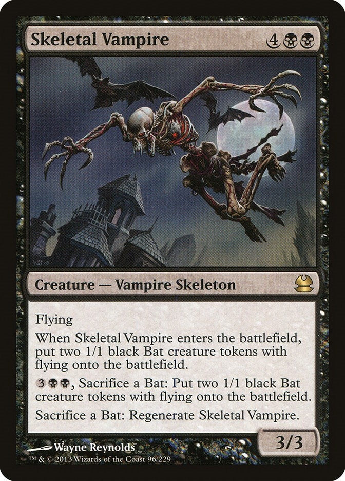 Image for Skeletal Vampire (96) [Modern Masters] - Magic: The Gathering