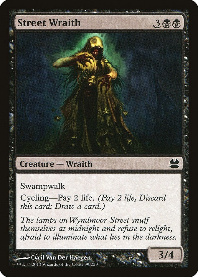 Image for Street Wraith (99) [Modern Masters] - Magic: The Gathering