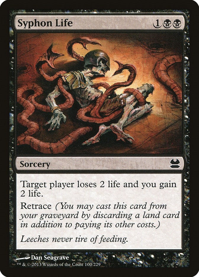 Image for Syphon Life (100) [Modern Masters] - Magic: The Gathering
