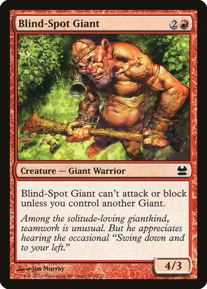 Image for Blind-Spot Giant (105) [Modern Masters] - Magic: The Gathering