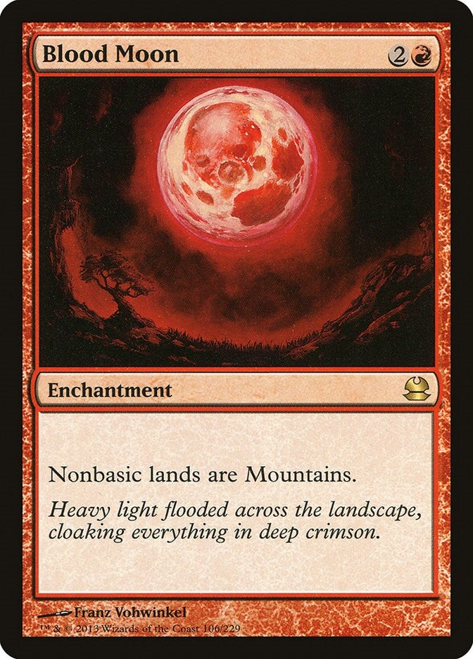 Image for Blood Moon (106) [Modern Masters] - Magic: The Gathering