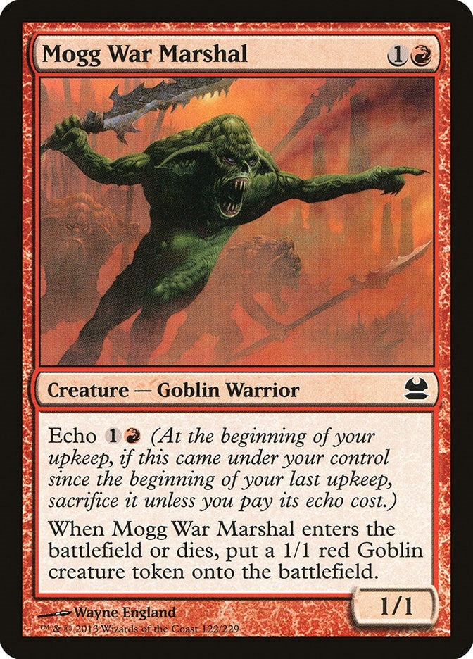 Image for Mogg War Marshal (122) [Modern Masters] - Magic: The Gathering