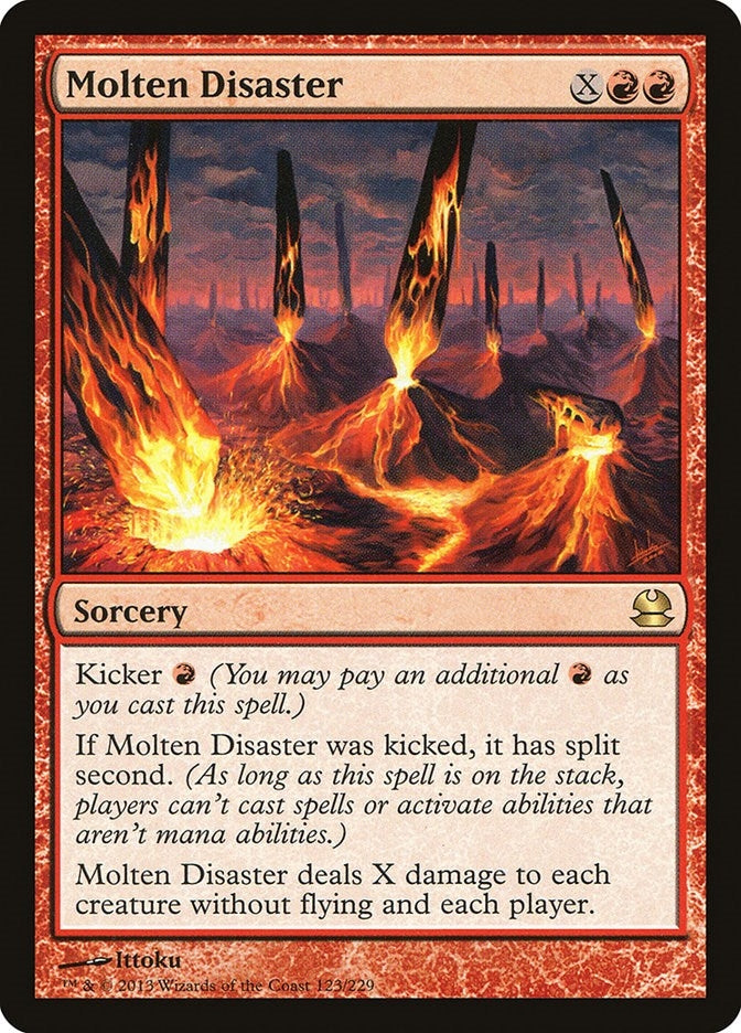 Image for Molten Disaster (123) [Modern Masters] - Magic: The Gathering