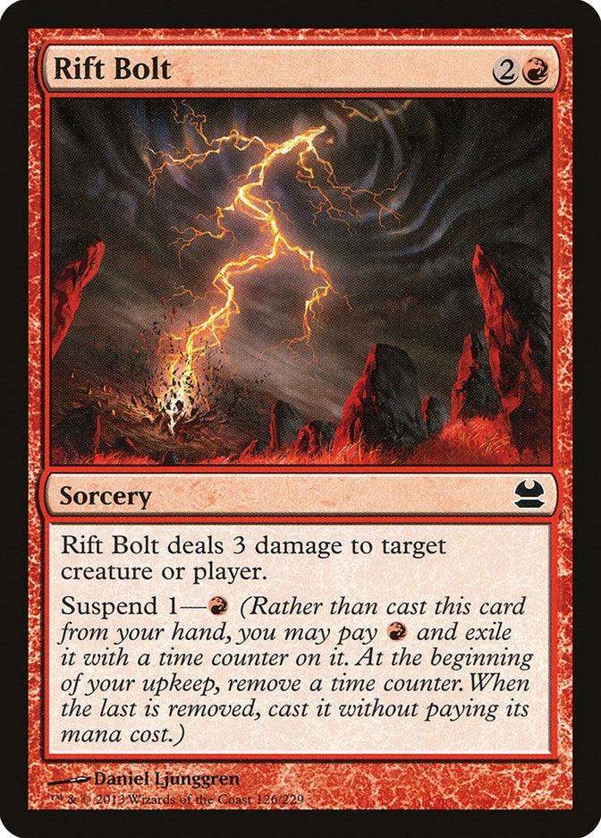 Image for Rift Bolt (126) [Modern Masters] - Magic: The Gathering