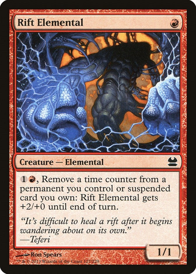 Image for Rift Elemental (127) [Modern Masters] - Magic: The Gathering