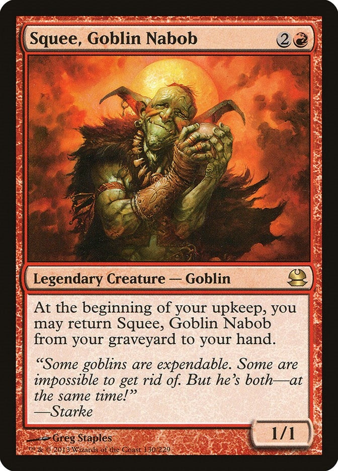 Image for Squee, Goblin Nabob (130) [Modern Masters] - Magic: The Gathering