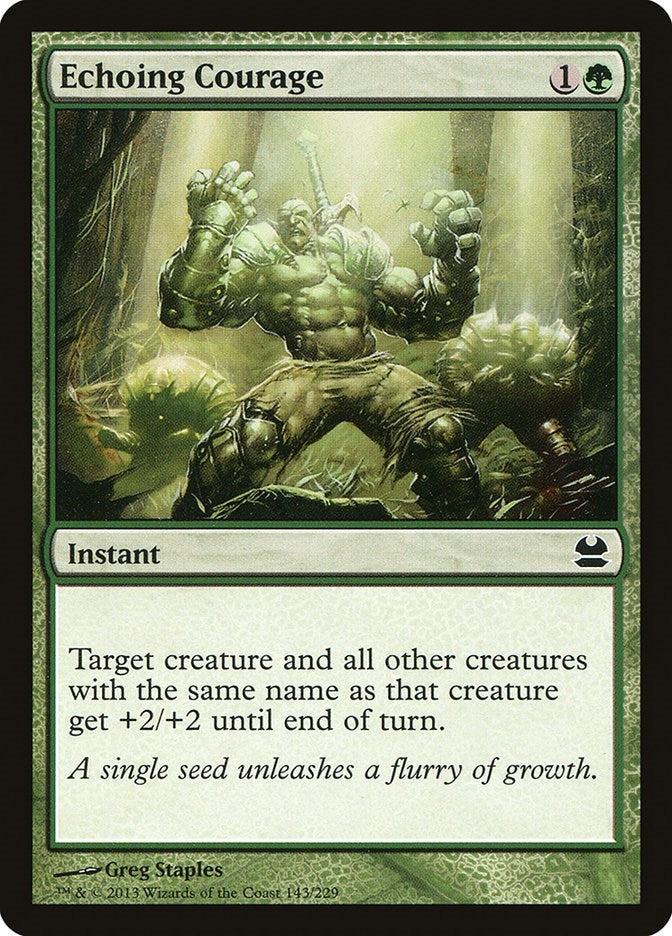 Image for Echoing Courage (143) [Modern Masters] - Magic: The Gathering