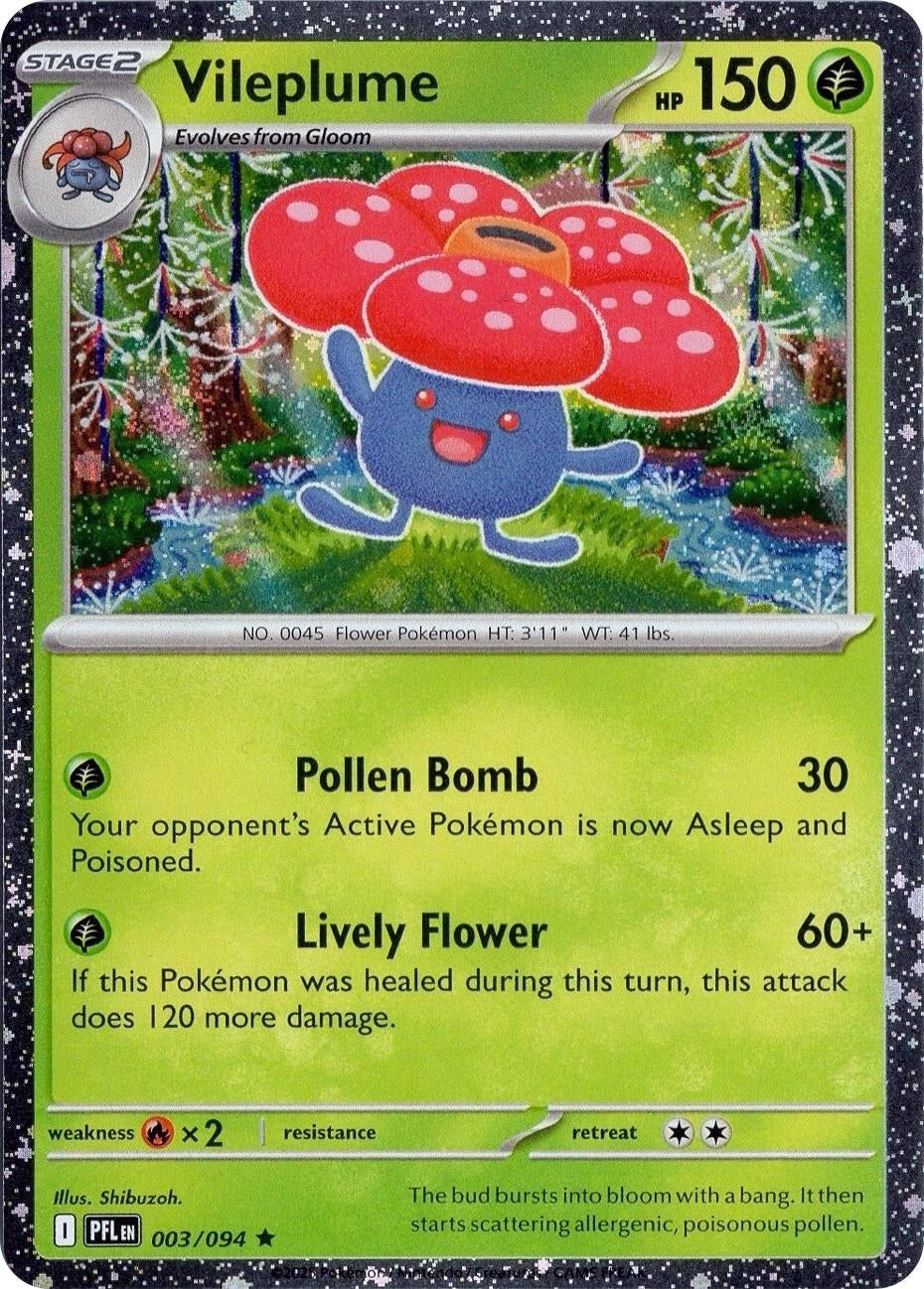 Image for Vileplume (Cosmos Holo) (003/094) [Miscellaneous Cards & Products] - Pokemon