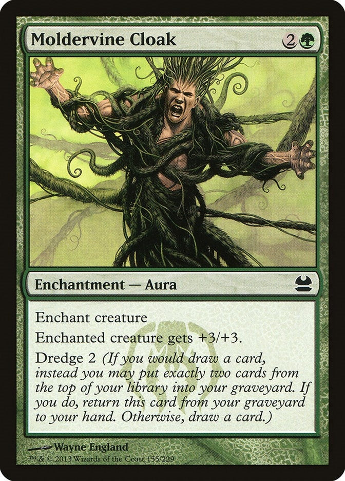 Image for Moldervine Cloak (155) [Modern Masters] - Magic: The Gathering