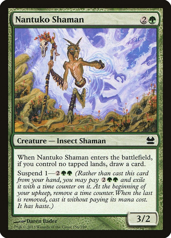 Image for Nantuko Shaman (156) [Modern Masters] - Magic: The Gathering