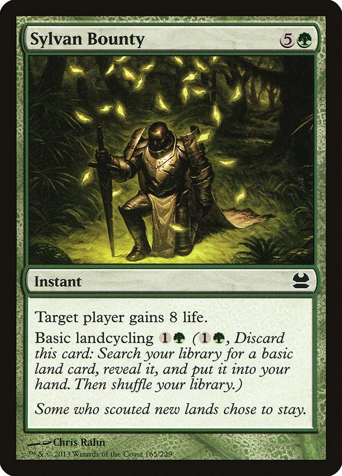 Image for Sylvan Bounty (165) [Modern Masters] - Magic: The Gathering