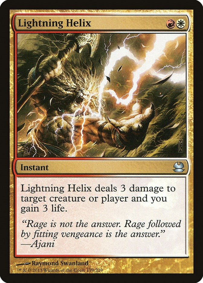 Image for Lightning Helix (179) [Modern Masters] - Magic: The Gathering