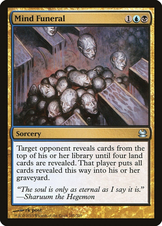 Image for Mind Funeral (181) [Modern Masters] - Magic: The Gathering